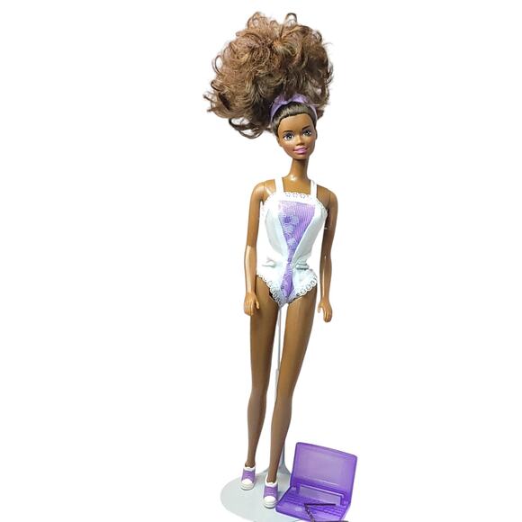 Pretty in Purple Redressed African American Barbie - Picture 1 of 8
